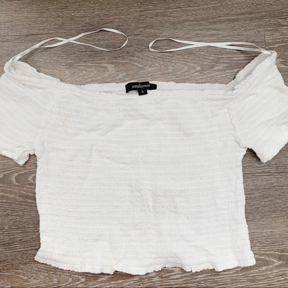 Boho Chic Ribbed Crop Top - Picture 3 of 4